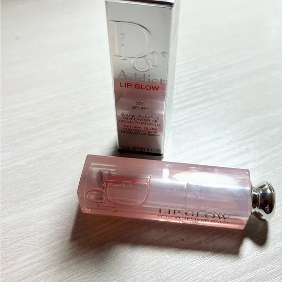 DIOR Addict Lip Glow• Natural Glow Custom Color Reviving LipBalm• 006 Berry• NIB - Picture 2 of 8